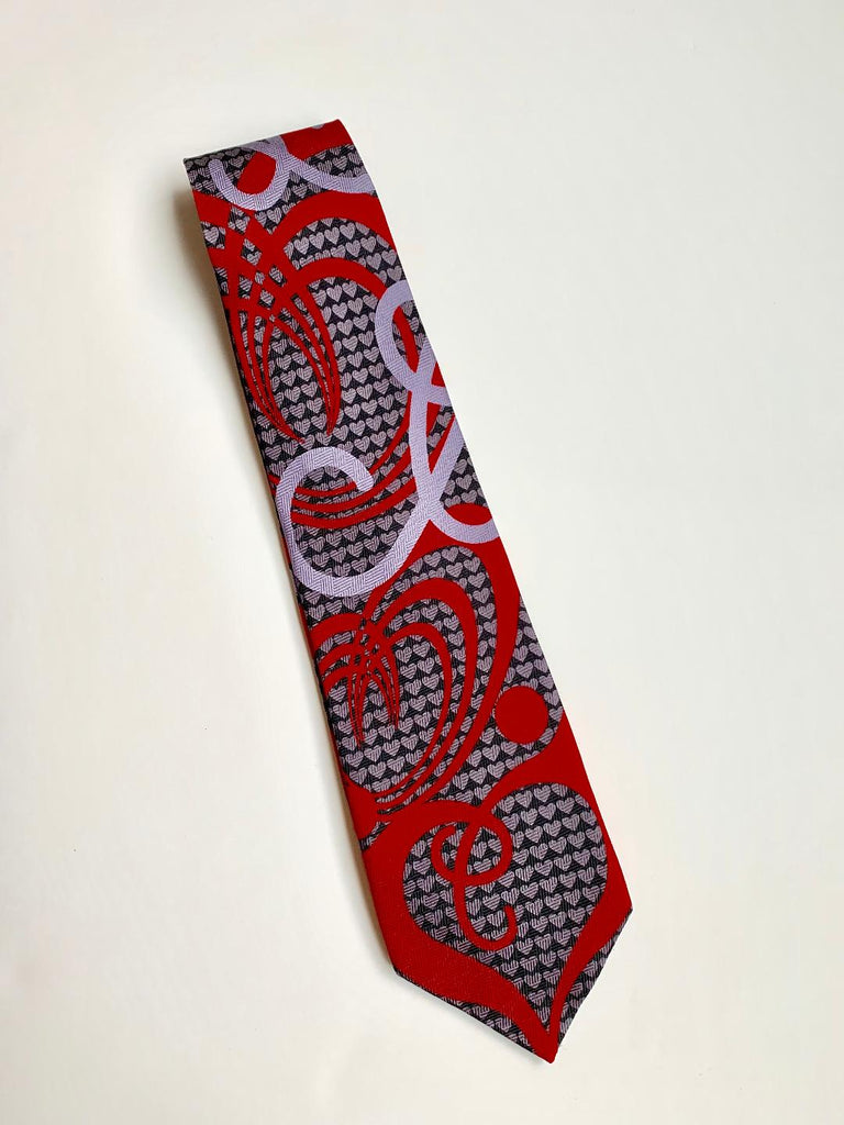 Hearts Delight Silk tie