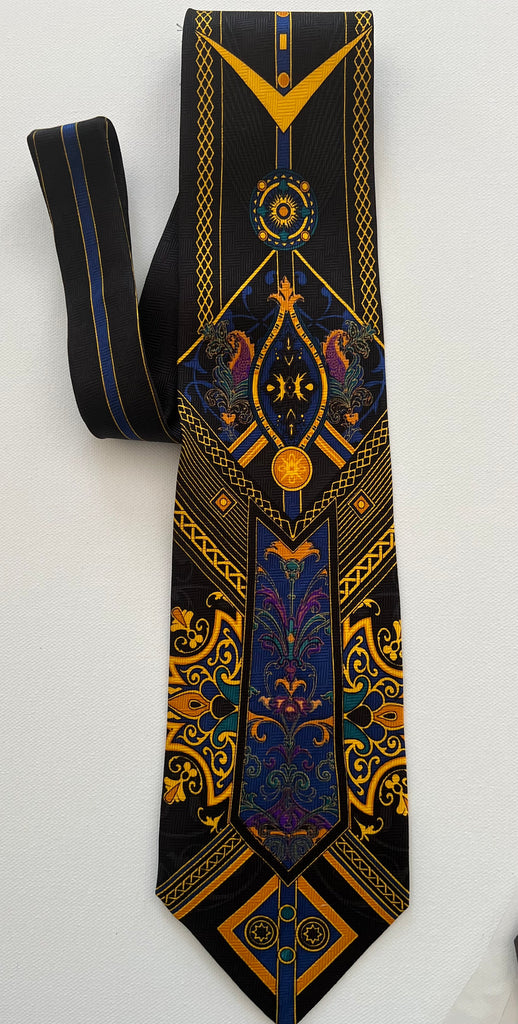 Pangborn Black and Gold Vintage Tie