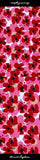 Red Poppies Silk Scarf, Shawl