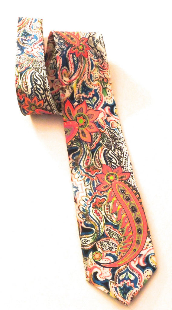 Pangborn Regal Orange Red Silk Tie