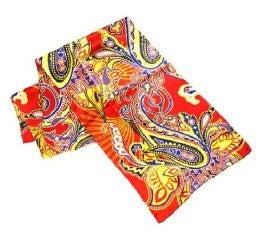 Red Paisley Pangborn Design Scarf – Pangborn Design Ties