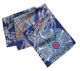 Dancing Stars on Blue Pangborn Design Scarf – Pangborn Design Ties