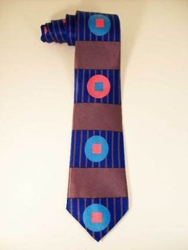 Pangborn Longitude Silk Tie in blue