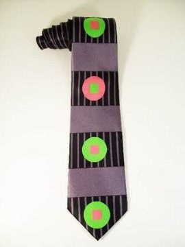 Pangborn Longitude Silk Tie in black