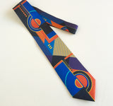 Geometrics Face Mask and Tie Set