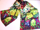 Pangborn Field of Butterflies XL Oblong Silk Scarf