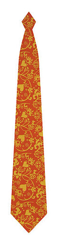 Pangborn Flirtation in orange Silk Tie