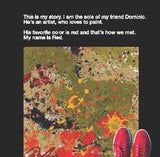 "Follow Me"  - Wearing Red Sneakers - Illustrations by Dominic Pangborn