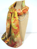 Pangborn Golden Vibes XL Oblong Silk Scarf