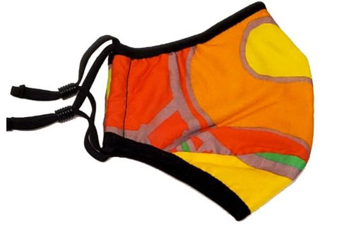 Sunny Hearts Face Mask - small/medium