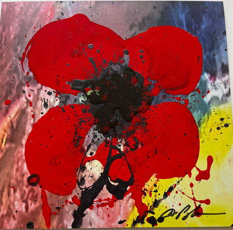 Red Poppy Circle of Love
