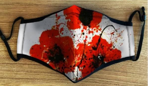 Poppies Face Mask