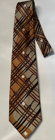 Criss Cross Pattern in Deep Orange