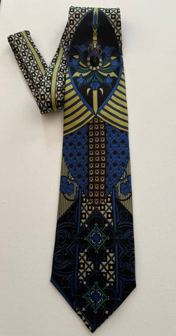 Pangborn Blue and Gold Vintage Tie