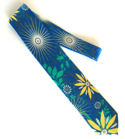 Pangborn Free Spirit Silk Tie in blue, green