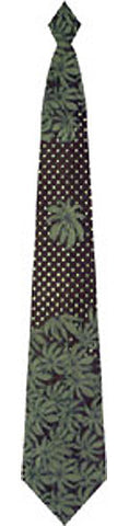 Pangborn South Pacific Woven Tie in black