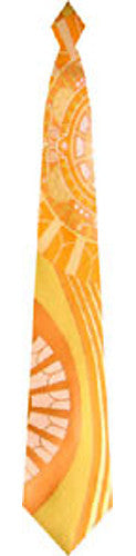 Pangborn Roman Holiday Woven Tie in orange