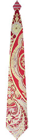 Pangborn Renaissance Woven Tie in red