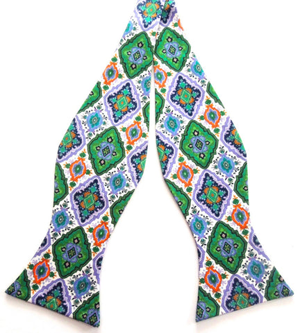 Pangborn Majestic Green Silk Bow Tie