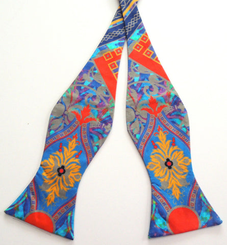 Pangborn Rendezvous in blue Silk Bow Tie