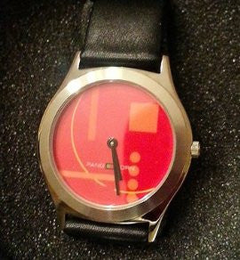 Pangborn Graphic Design Watch in Red
