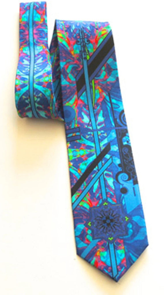 Pangborn Oceania Blue Silk Tie