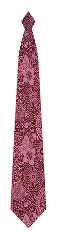 Pangborn Pink Etchings Silk Tie