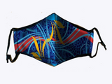 Primary Colors Mask - Lined Silk Scarf