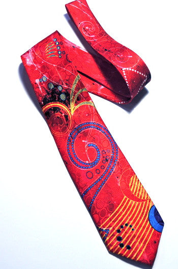 Pangborn Red Romance Silk Tie