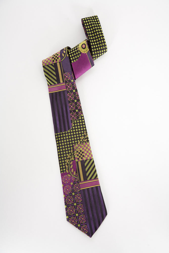 Pangborn Aerial Woven Tie in purple