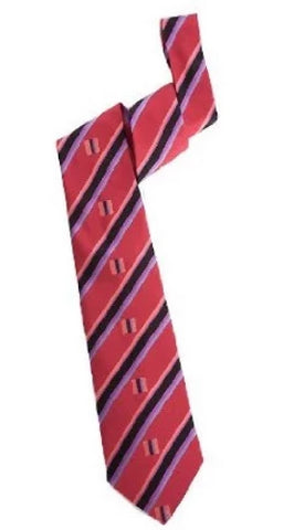 Pangborn Contemporary Diags Woven Tie in red