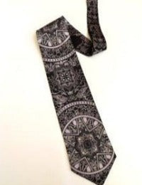 Pangborn Starry Night Vintage Tie in black/silver