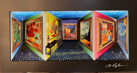 Art in Motion (AIM) A Collection of Pangborn Art in 3 Dimensions with black border